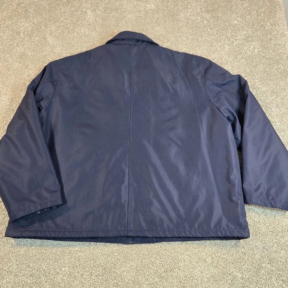 George Lightweight Navy‎ blue Quilted Lined Jacket Coat Size Mens 3XL 54-56 Work
